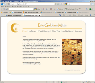 DIE GOLDENE MITTE